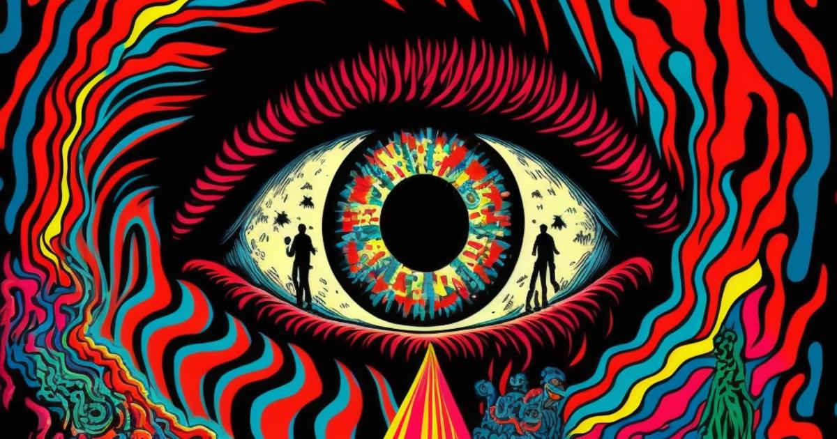 osoba podczas terapii psychodelikami
