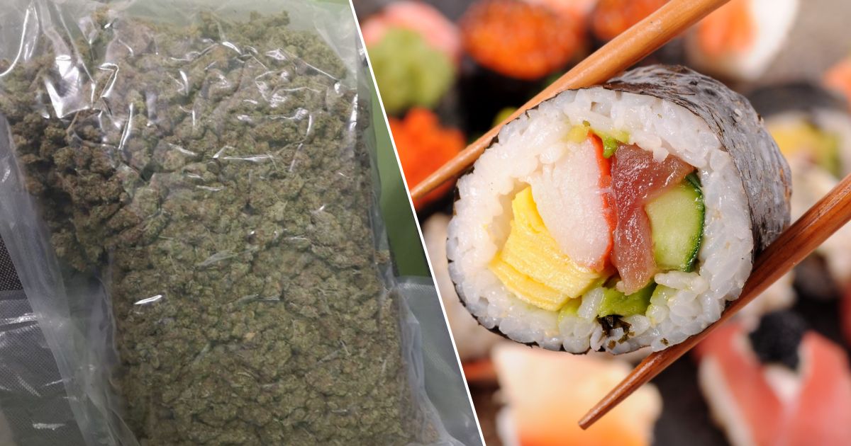 sushi i 1kg marihuany