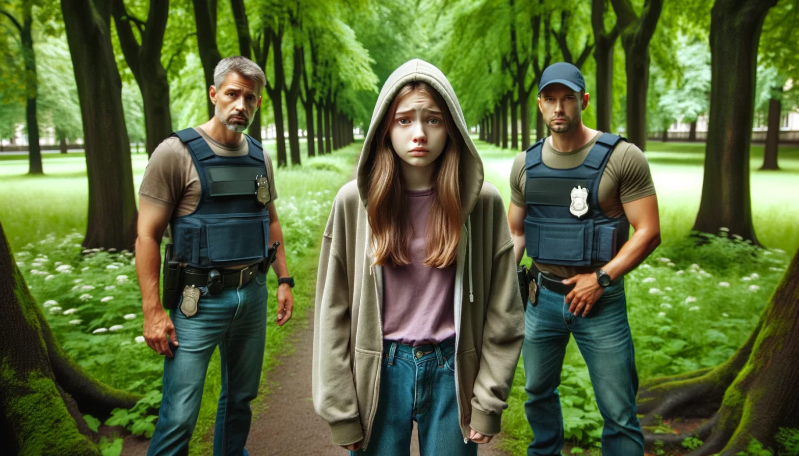 15-latka zatrzymana przez policję
