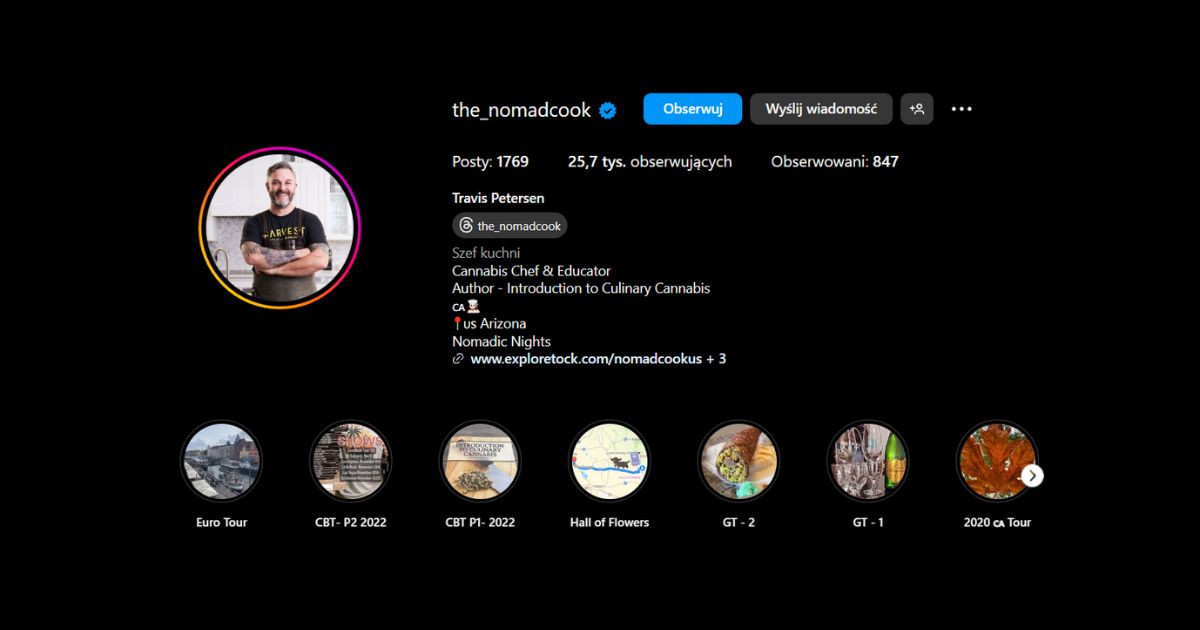 instagramowe konto @the_nomadcook