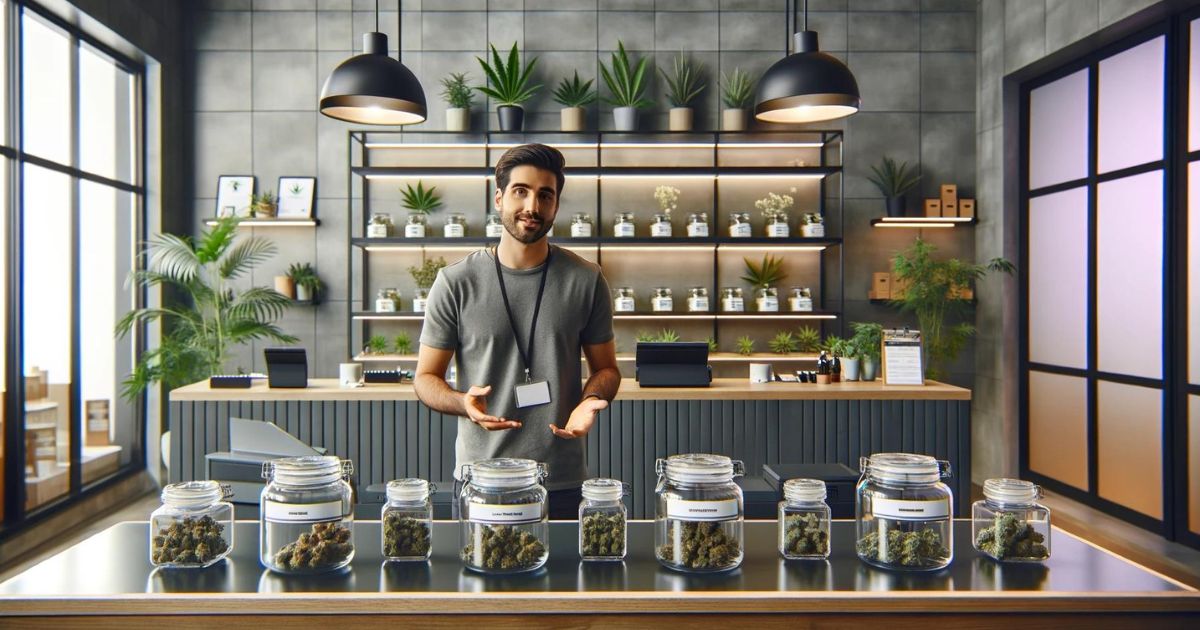 Budtender ze stanu New Jersey
