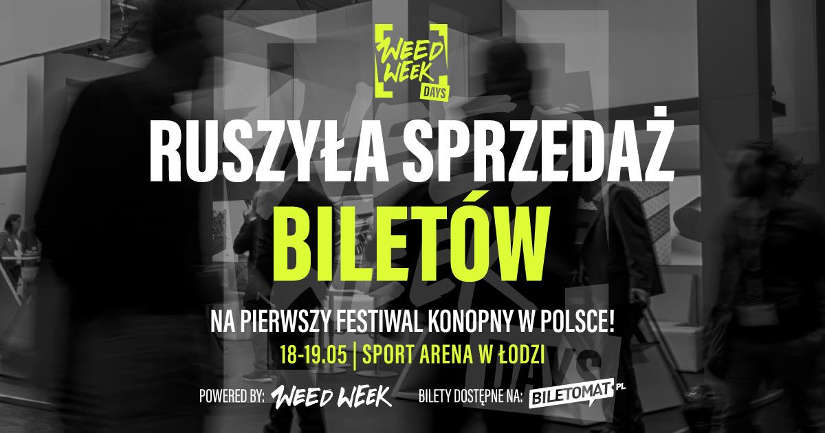 sprzedaż biletów na WeedWeek DAYS