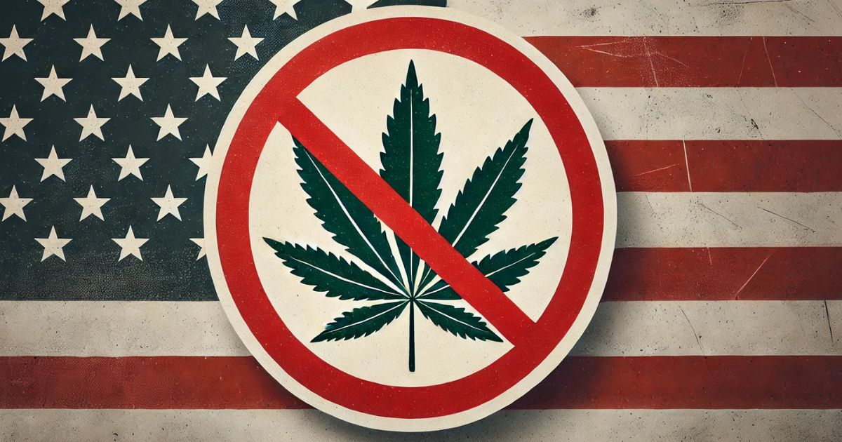 flaga usa i zakaz marihuany