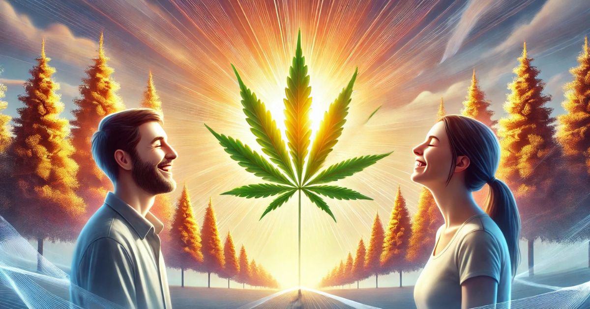 ludzie, którym poprawił się nastrój od stosowania medycznej marihuany